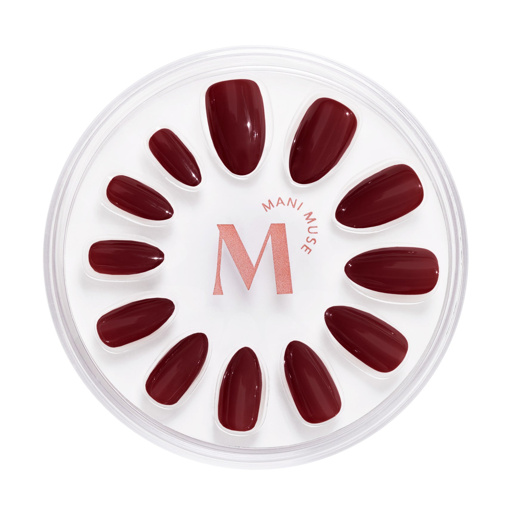 Mani Muse Like a Fine Wino Press-on Nails - Almond